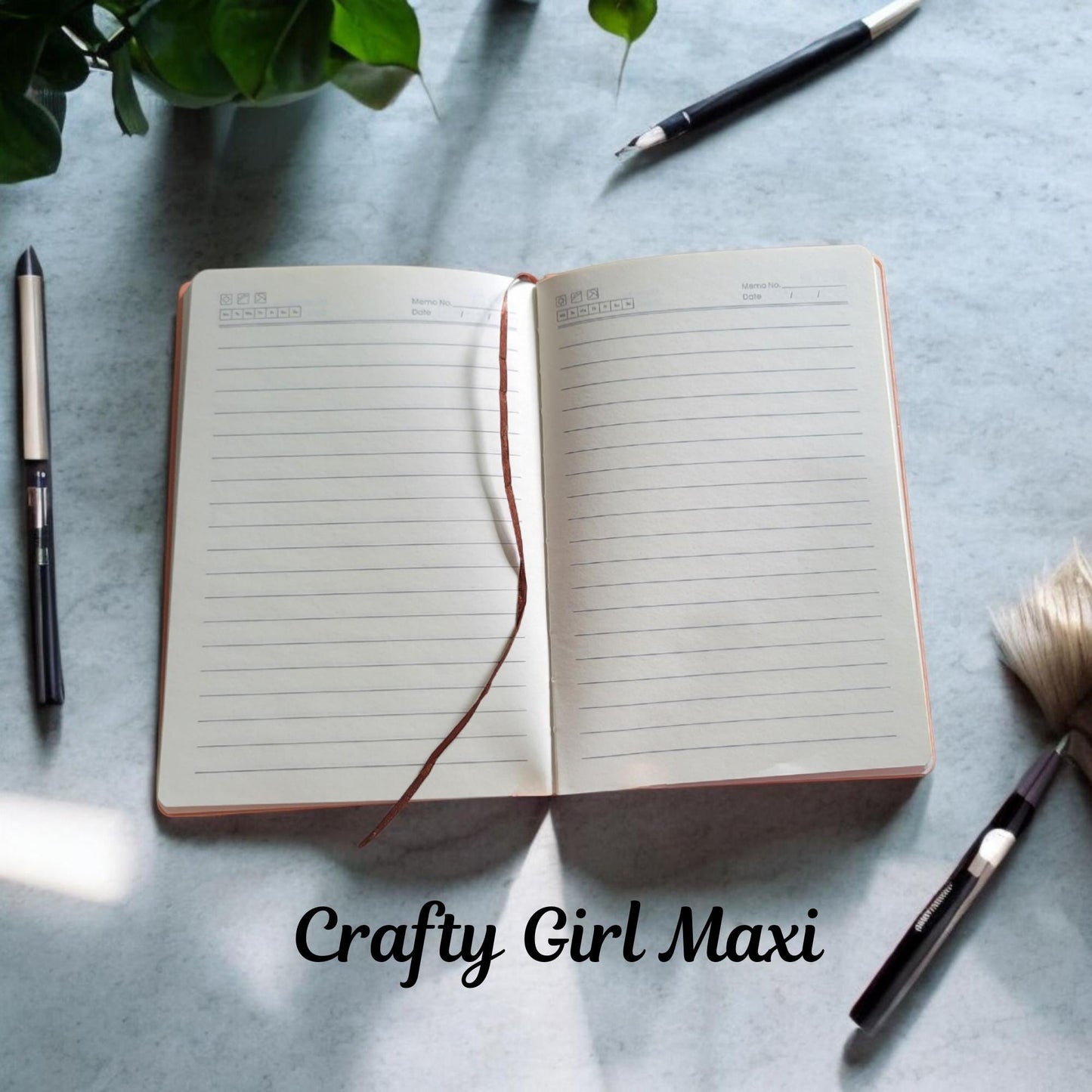 Leather Journal Blank Notebook Customizable Laser Engraved Personalized Gift for Writers, Diary, Sketchbook, Special Someone Keepsake